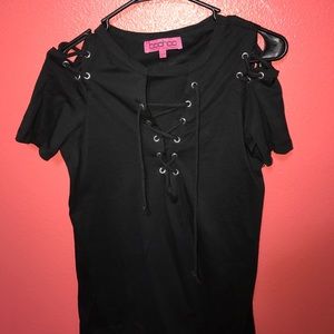Black Boohoo top