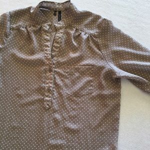 Polka dot blouse