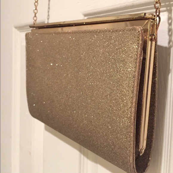 Gold glittery clutch - Picture 2 of 4