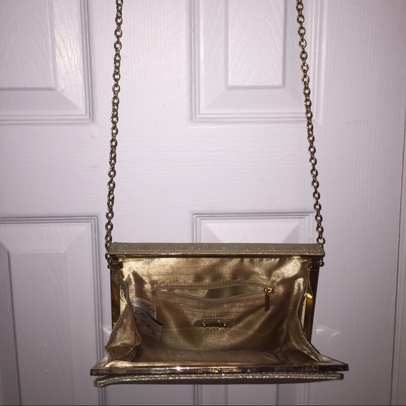 Gold glittery clutch - Picture 3 of 4