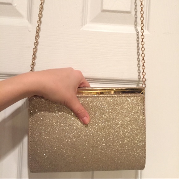 Gold glittery clutch - Picture 4 of 4