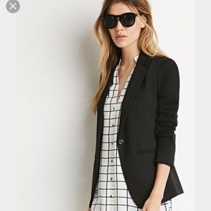 Women's black blazer