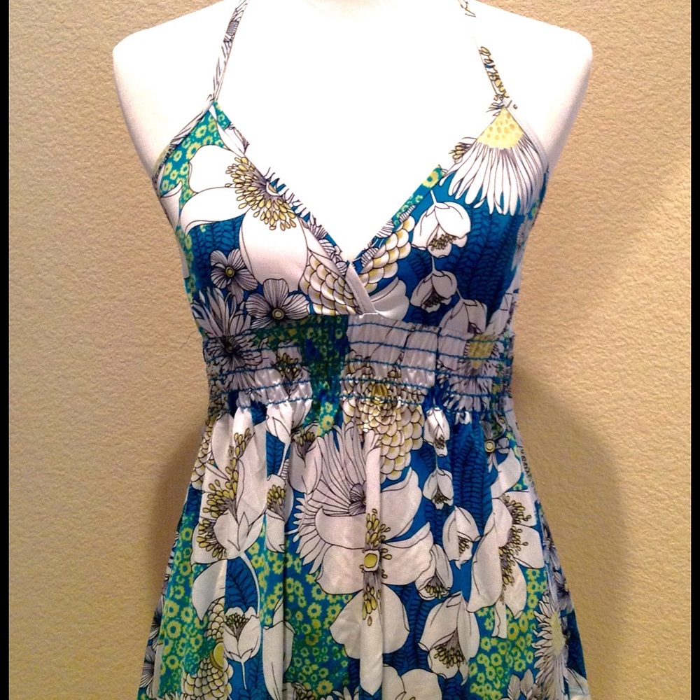 Fabulous Floral Halter Top