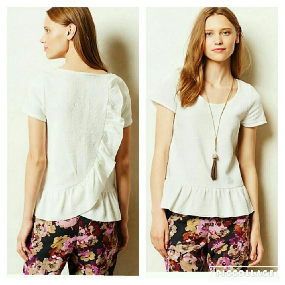 Anthropologie ruffle top - Picture 3 of 3
