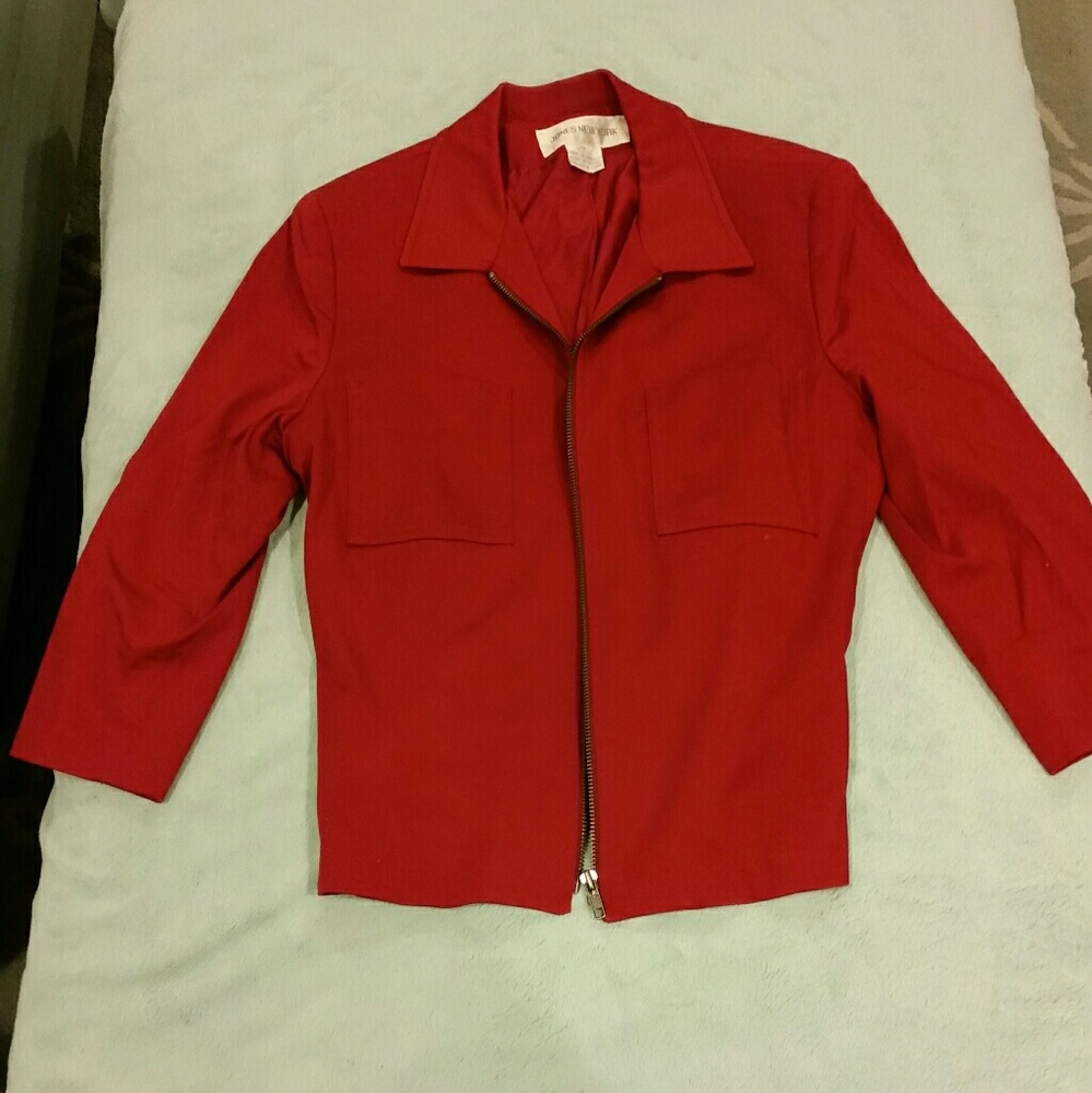 Red blazer