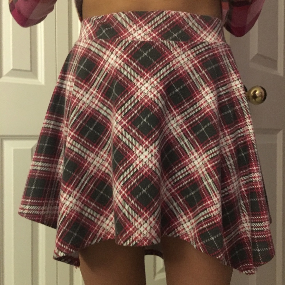 Plaid Skater Skirt