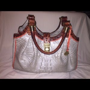 Brahmin Elisa Bag in Seashell Tritexture
