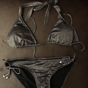 Sparkly Grey Bikini