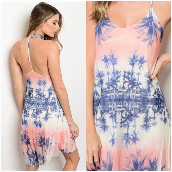 Strappy Racerback Beach Dress - Picture 3 of 4