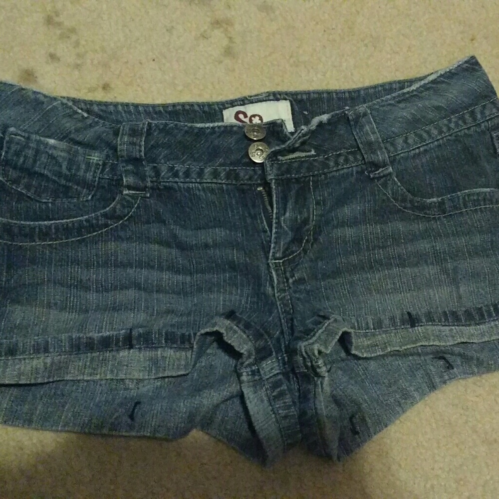 SO denim shorts