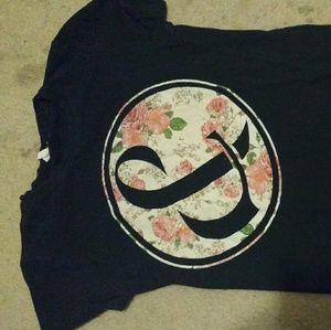 Of Mice & Men floral tee