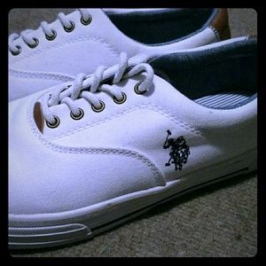 US Polo ASSN mens sz 9.5 canvas shoes