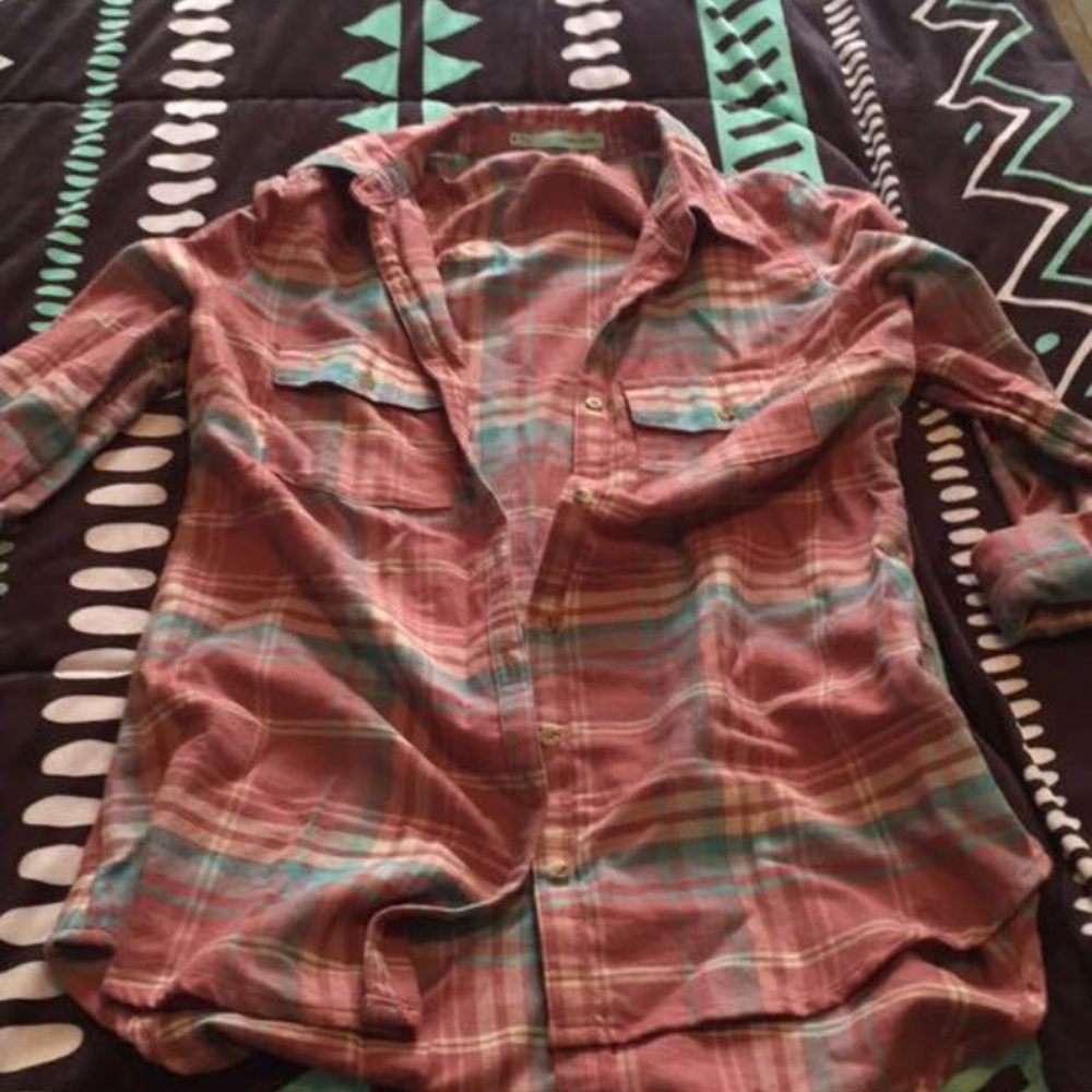 Maurice's plaid button up shirt