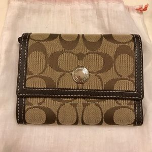 Authentic coach wallet