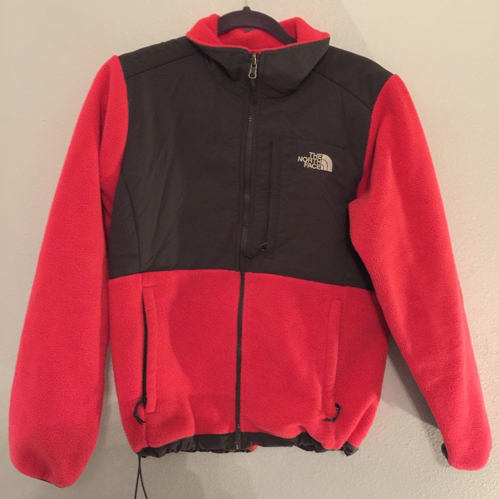 Pink north face jacket