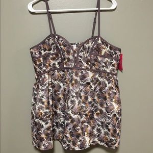 NWT Xhilaration Lingerie Style Camisole Top