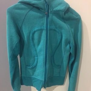Turquoise lululemon women's hoodie