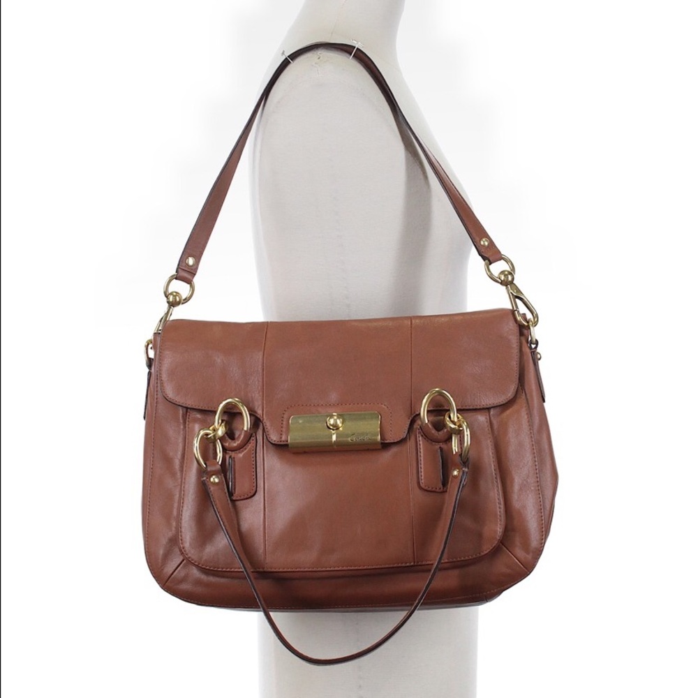 Coach Kristen Satchel in Fawn