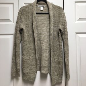 Oatmeal knit cardigan