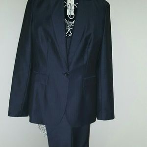 Express Classic Navy Pinstripe Blazer NWT