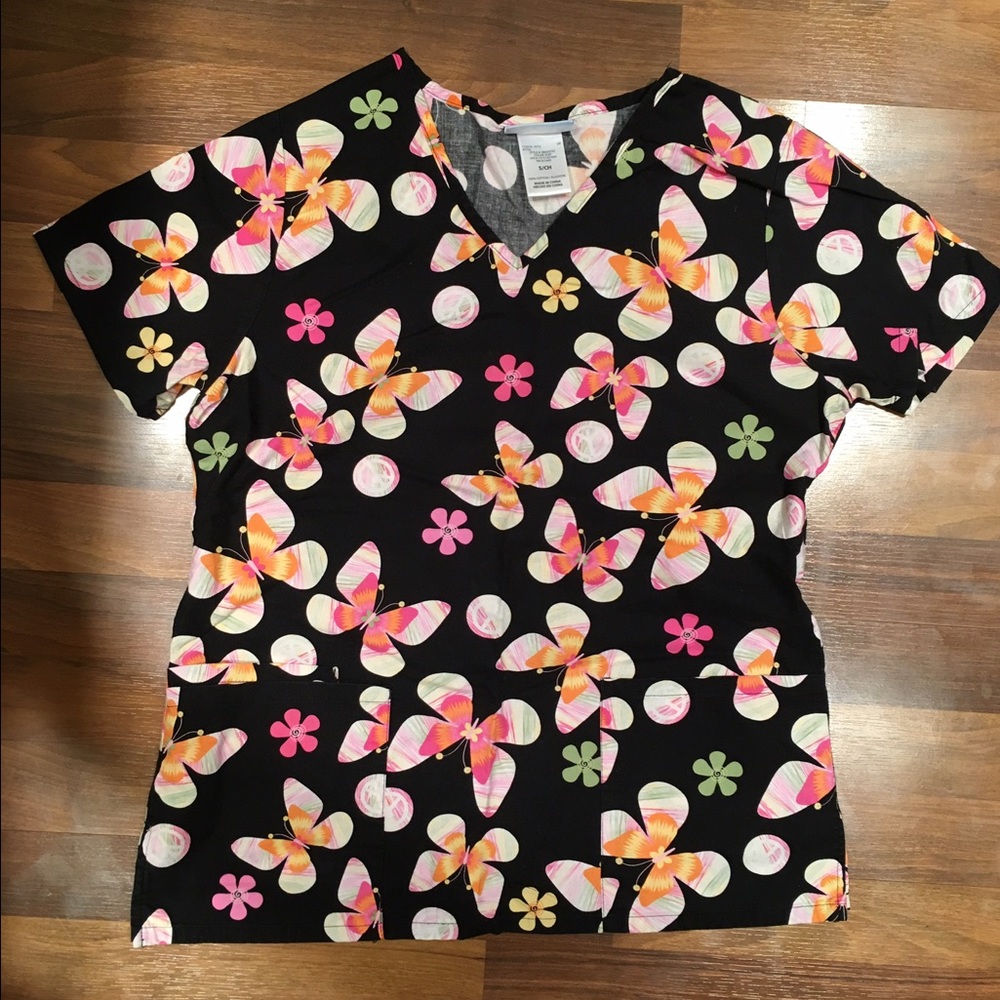 Scrub Top Sz Sm