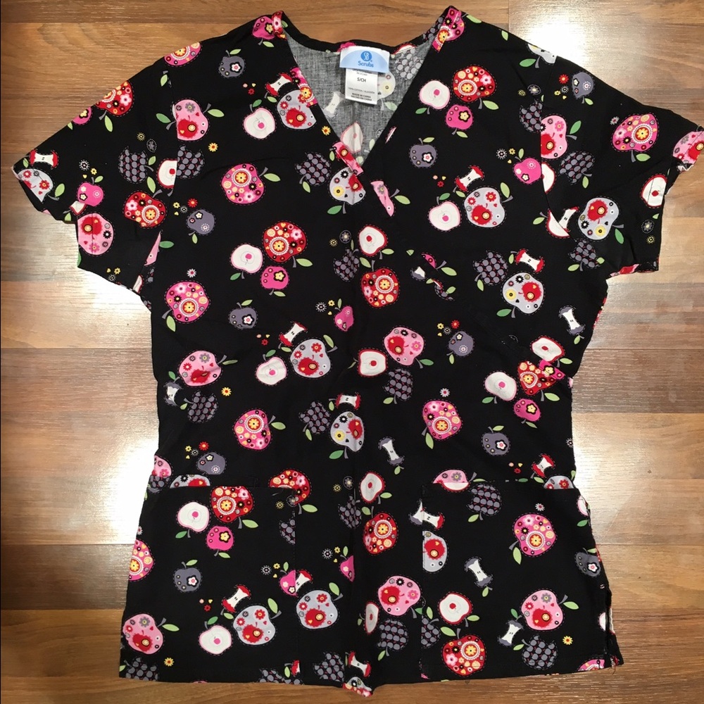 Scrub Top Sz Sm