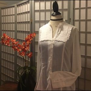 Ralph Lauren White long sleeve blouse 👚