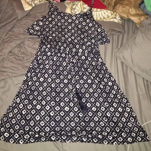 Navy and white forever 21 dress