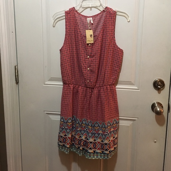 Pink Owl Pink Aztec Romper - Picture 2 of 4
