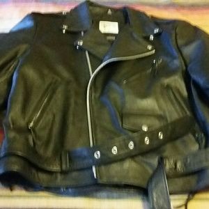 Mens leather jacket