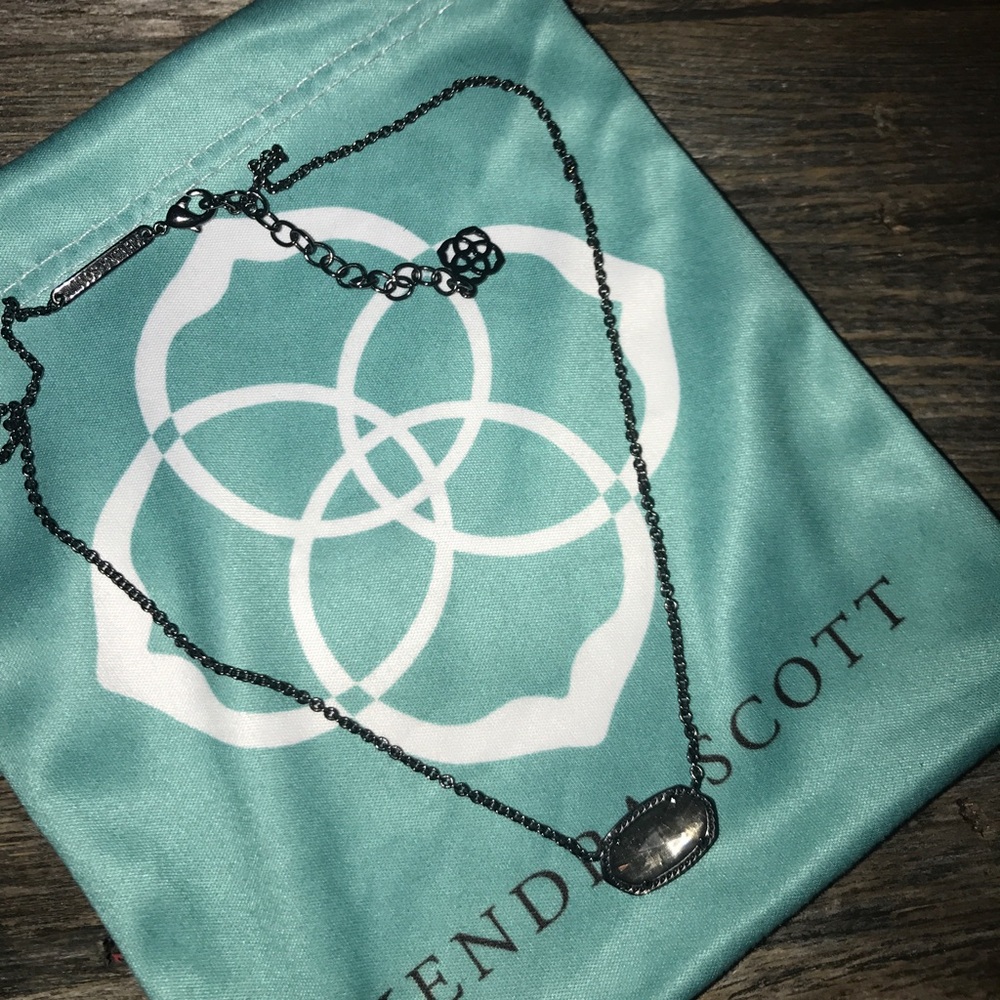 SOLD Kendra Scott Gunmetal Mirror Rock Elisa