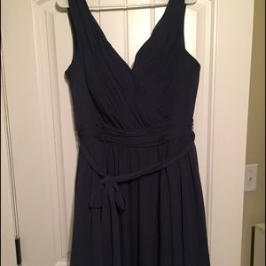 Bridesmaid Dress-Marine Blue