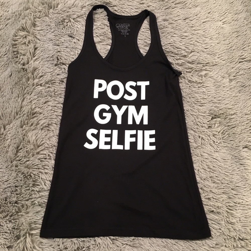 Post Gym Selfie Tank - Picture 1 of 3