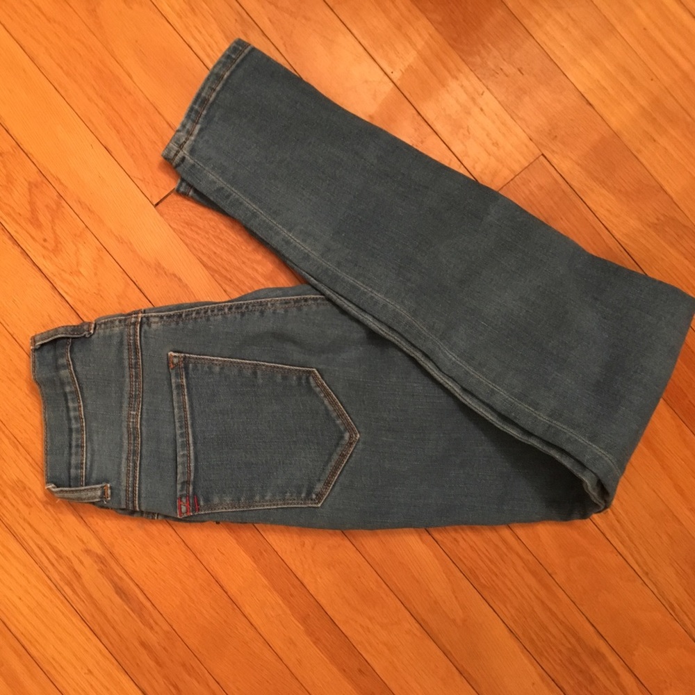 BGD high rise light wash jean