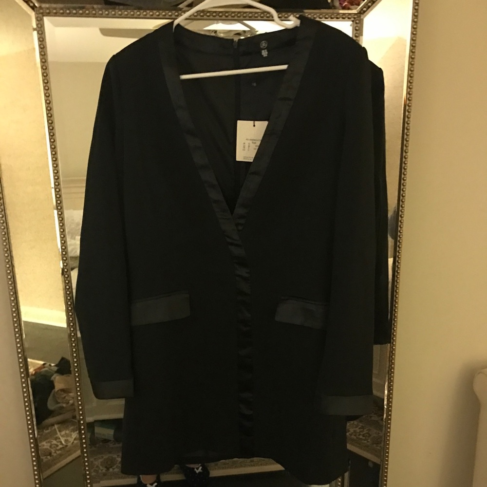 MISSGUIDED TUX DRESS - Picture 2 of 3