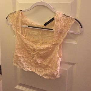 Urban Outfitters lace crop top