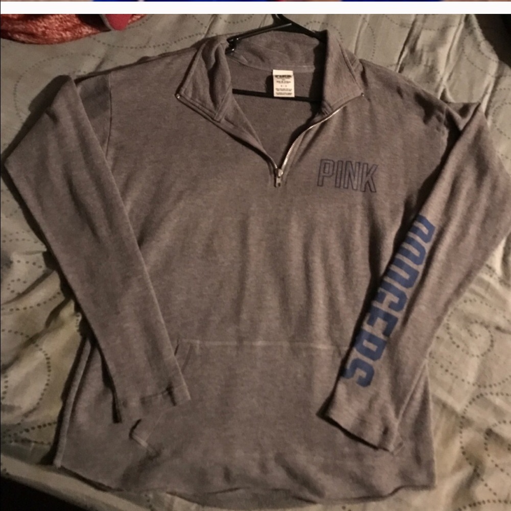 VS pink dodgers sweater