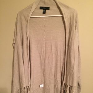 Tan Cardigan w/ Tassels