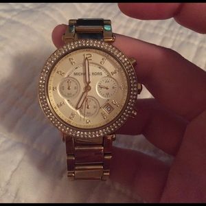 Gold Michael kors watch