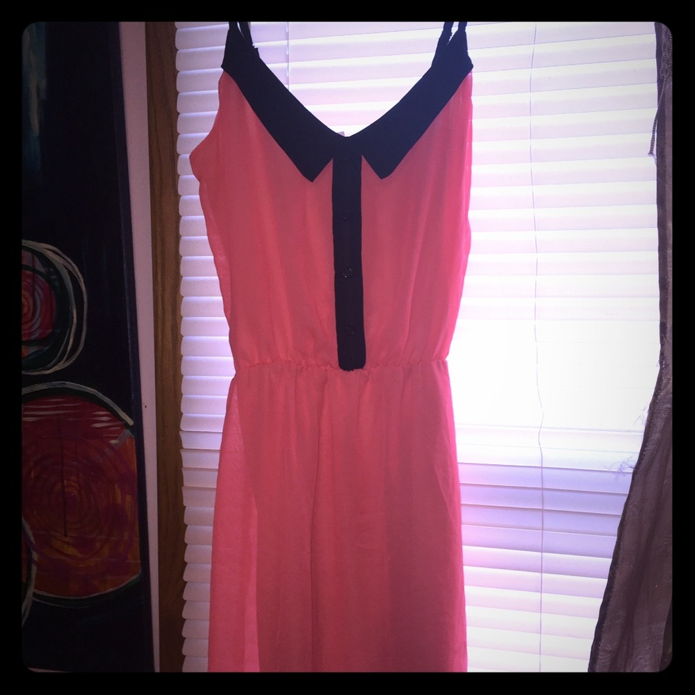 S/M pink and black Kirra dress