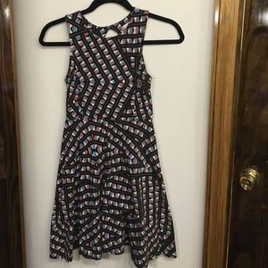 A line print dress