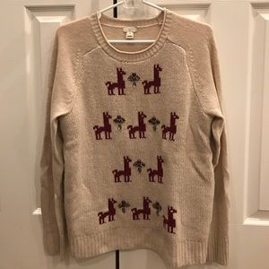 J.Crew Festive Jeweled Sweater