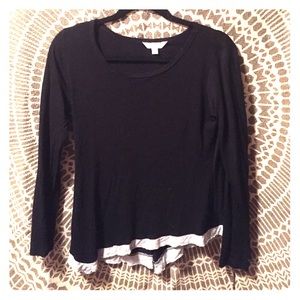 Charming Charlie asymmetrical hem top