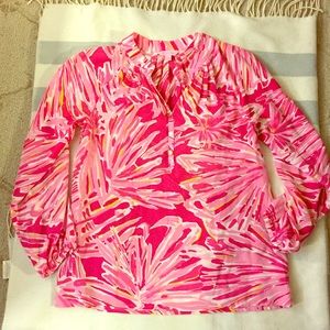 Lilly Pulitzer Tops - LILLY PULITZER SILK BLOUSE Lilly Pulitzer Tops - LILLY PULITZER SILK BLOUSE