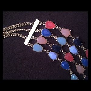 Sale! NWT Talbots goldtone necklace w/ multi stone