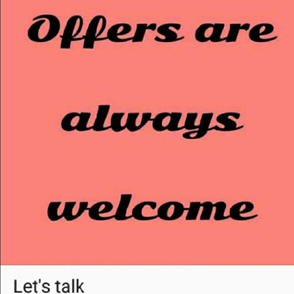 Keep the offers coming!