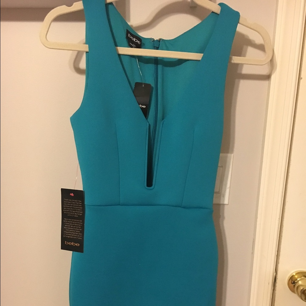 Bebe plunge dress
