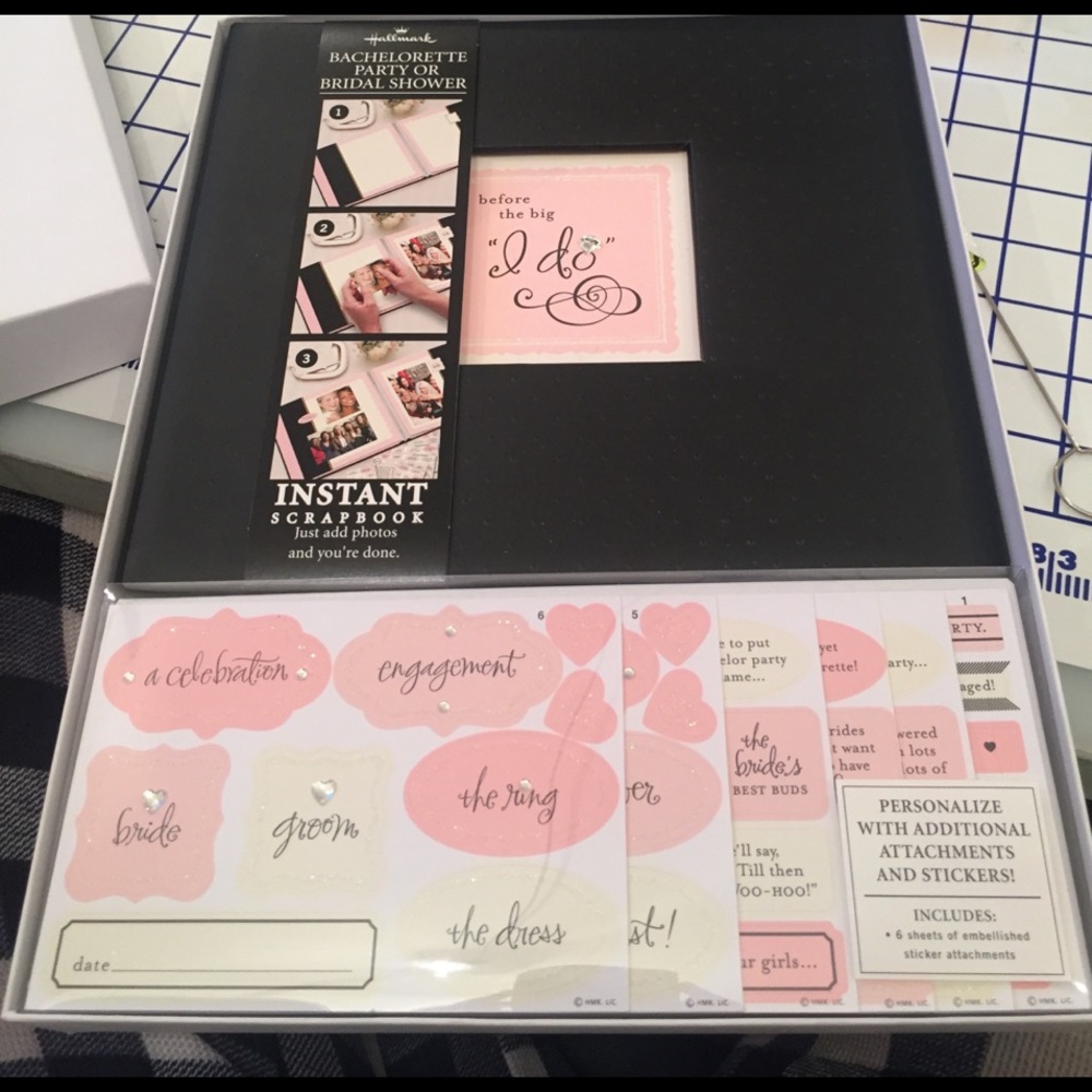 New Bachelorette Or Bridal Shower Scrapbook Album