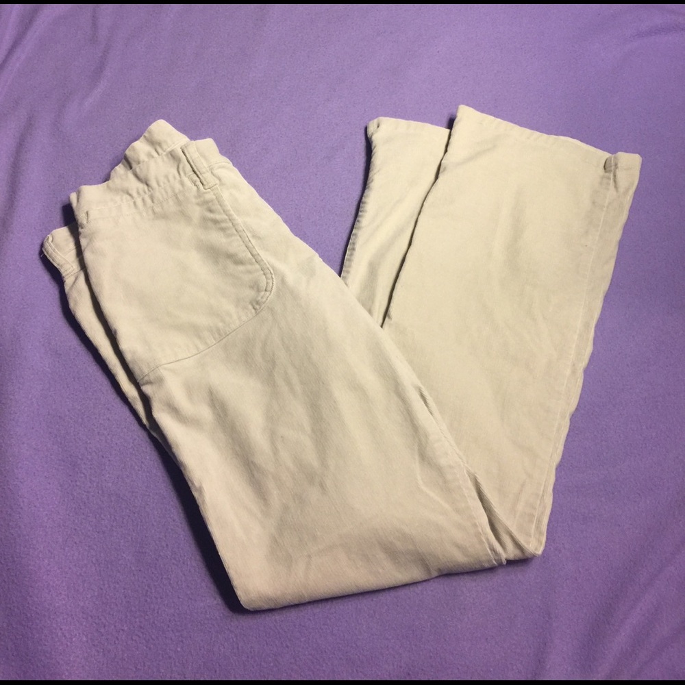 EUC Abercrombie & Fitch cords size 4 creamy color