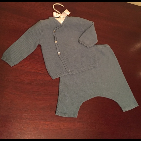 Bonpoint Other - Bonpoint 6 month openwork knit set